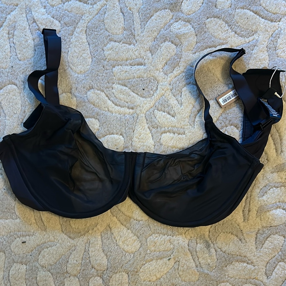 Skims molded Demi unlined bra black